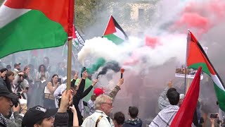 Thousands of pro-Palestinian protesters march in Malmo against Israel's Eurovision participation