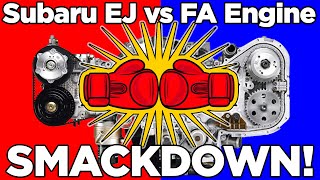 Subaru EJ vs FA Engine SMACKDOWN! Which one is better?