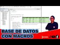 BASE DE DATOS CON MACROS (SIMPLE)