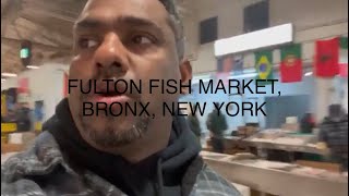 FULTON FISH MARKET, BRONX, NEW YORK, USA VLOG