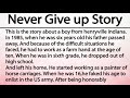 Never give up story - Very inspiring story - Real Life Story