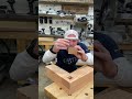 Lapped joint with a wedged pass through mt woodwork wood woodworking maker joinery tools