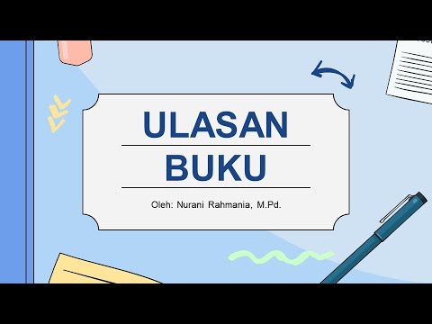 Video: Bagaimana Cara Menulis Ulasan Teks?