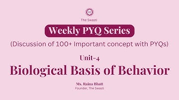 Most Important 50 PYQs | Unit-4 Biological Basis of Behavior | UGC-NET/JRF | By Raina Bhatt