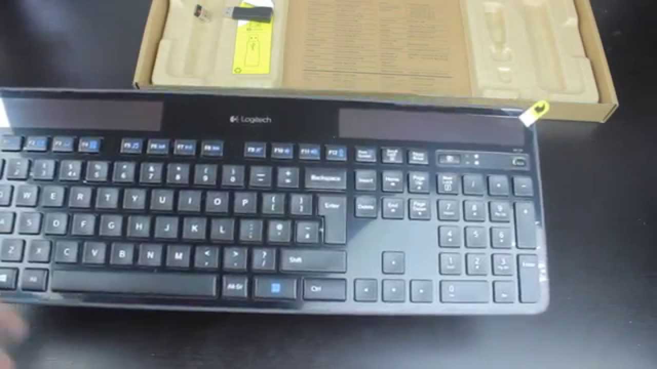 Logitech K750 Wireless Solar Keyboard Overview -