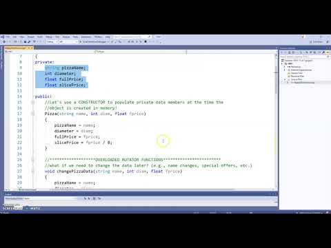Using a Constructor to Initialize Data