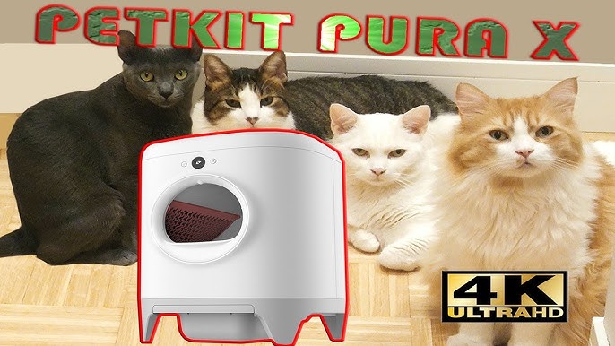 Arenero Gatos Autolimpiable Con App Control Blanco 60l Furbulous