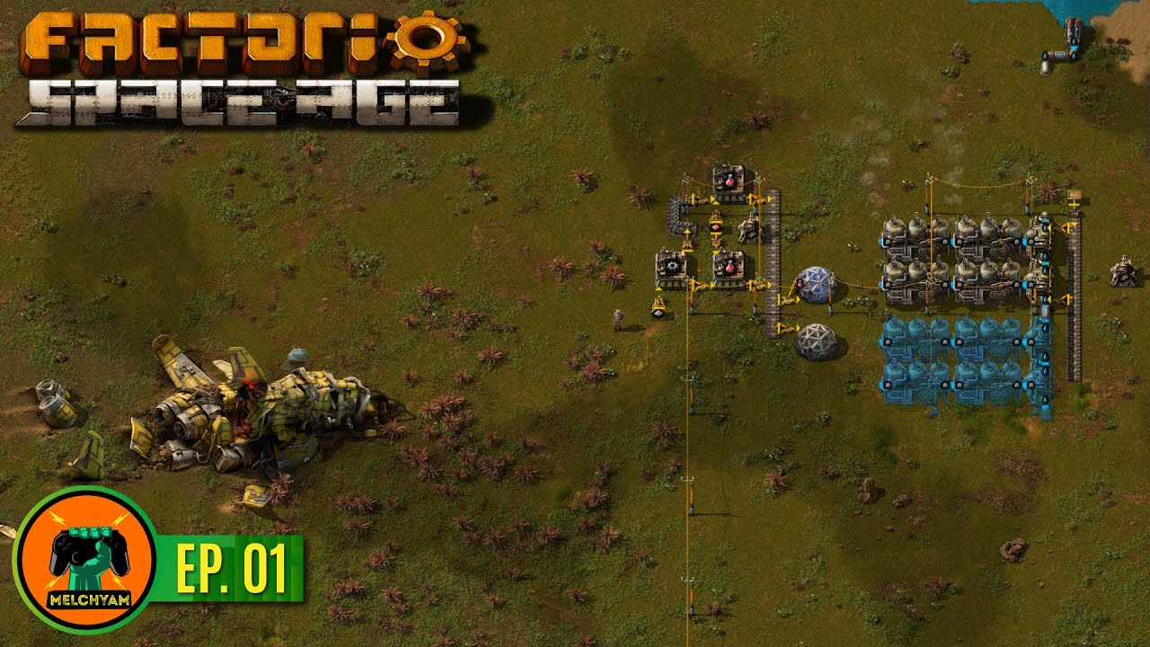 NUEVO COMIENZO - EP. 1 // Factorio SPACE AGE "BLOQUES Y TRENES" - YouTube