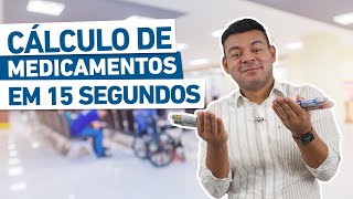 COMO FAZER CÁLCULO DE MEDICAMENTOS EM 15 SEGUNDOS | Concurso Público