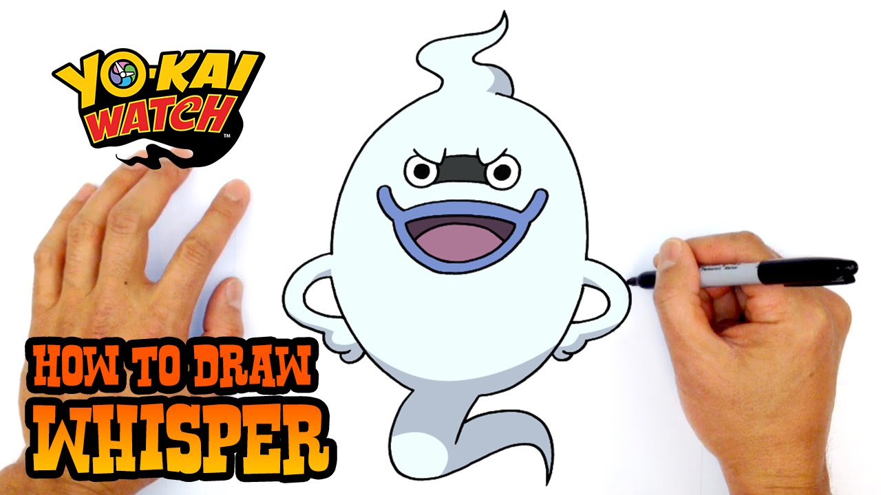 How to Draw Whisper | Yo-Kai Watch - YouTube