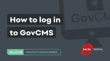 How to log in to GovCMS