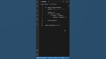 Count the number of vowels in a string