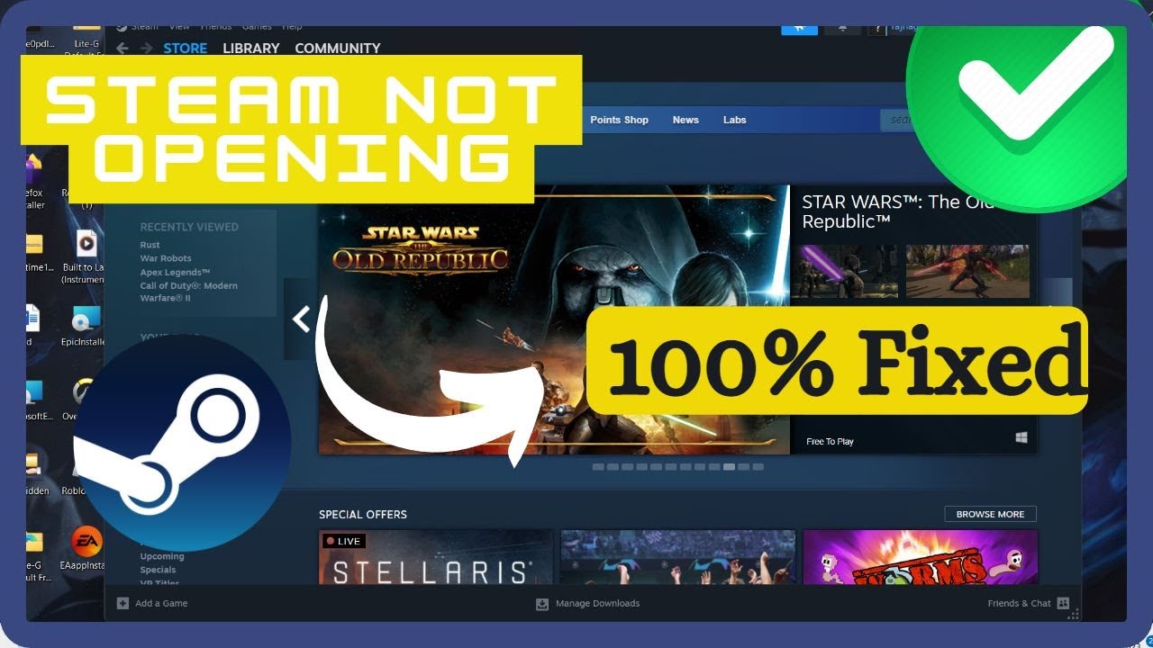 How To Fix: Steam Not Opening Error In Windows [2023] » TechMaina