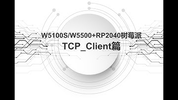 [Eng] W5100S / W5500 TCP Client communication (Micropython)