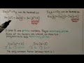 Algebra 1 6.1C, Factoring Polynomials, Relatively Prime