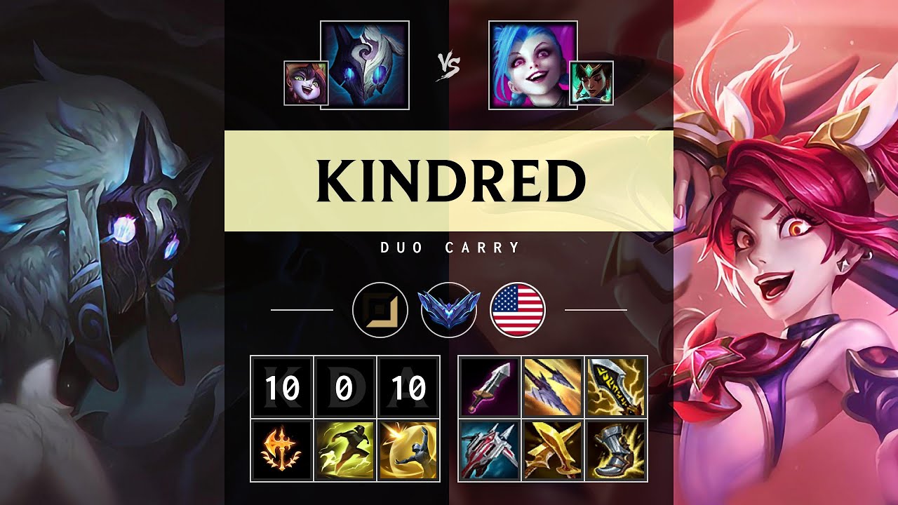 Kindred ADC vs Jinx - NA Diamond Patch 25.06