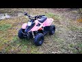 2020 VRX70 Kids Quad Bike With Remote Safety Cut Off - PINK