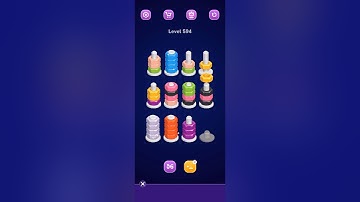 Nut Sort Level 594 Walkthrough | Nuts — Color Sort 594 solution