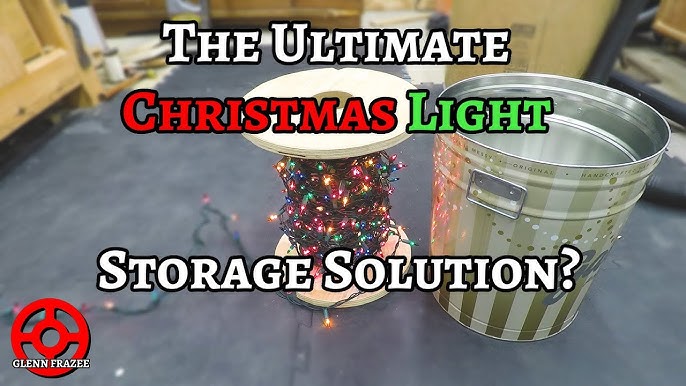 Storing your holiday lights without tangles 