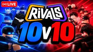 🔴LIVE ROBLOX RIVALS 10v10 CHAOS BATTLES IN PRIVATE SERVER🔥| Road to 7.5K Subscribers🛑