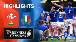 Wales v Italy | Match Highlights | 2022 Guinness Six Nations