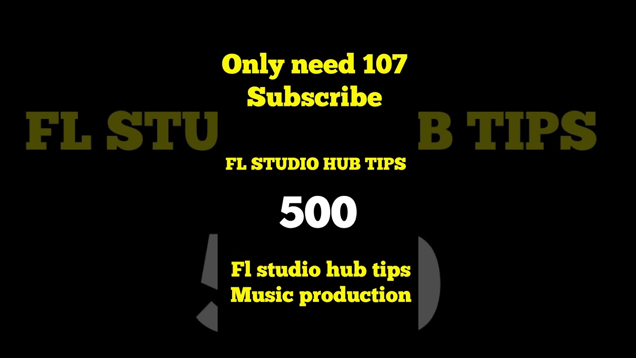 🎉 We Hit 2K Subscribers! Thank You For The Love ❤️ | Fl studio hub tips