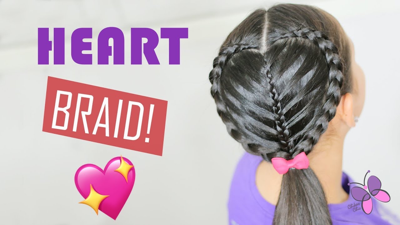 Valentines Heart Accents On A Ponytail  YouTube