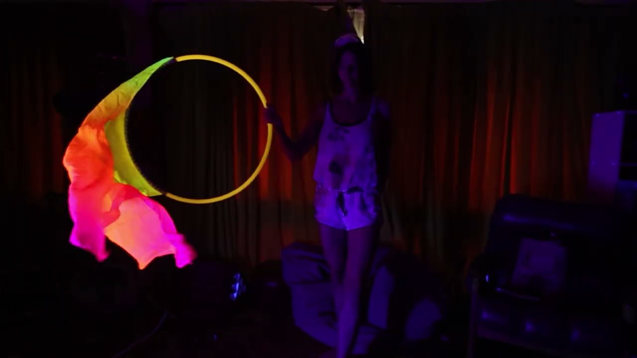 Hoop Silk Veils UV Reactive @stateofflow.propshop