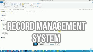 Record management system project in vb.net | vb.net mini projects | vb.net projects with source code