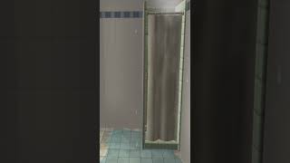 The Sims 2 - Flushing The Toilet While Another Sim Is Showering #Shorts