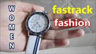 Fastrack Varsity Analog Silver Dial Women's Watch - 6172SL01 UNBOXING & quick review (Hindi)