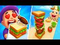 Sandwich Runner Vs Sandwich Run - All Level Gameplay Android,iOS - NEW UPDATE N12