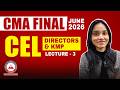 CMA Final CEL | Directors & KMP L3 | June 2026 | Dhurandhar Series SB9