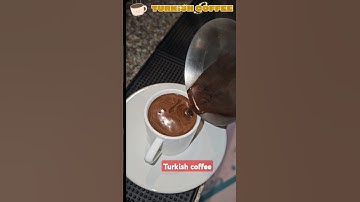 Turkish coffee ☕🇹🇷 #Coffee #Turkey #Drink #Cafe#barista #coffeelover #shorts #trending #satisfying