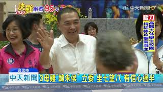 20191008中天新聞　吳敦義下選戰動員令　要讓韓成「九五之尊」