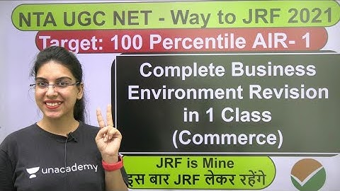 NET JRF | Commerce | Complete Business Environment Revision in 1 Class | by Navdeep Kaur