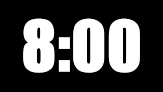 8 MINUTE TIMER | LOUD ALARM  ⏰