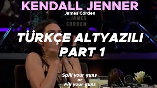 Kendall Jenner, James Corden Spill Your Guts TÜRKÇE ALTYAZILI