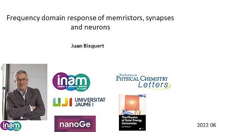Frequency domain response of memristors, synapses and neurons