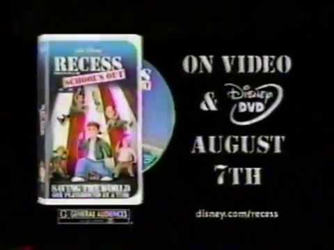 Disney's Recess: School's Out VHS and DVD Release Ad (2001)