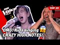 TOP 10 | OUTSTANDING HIGH NOTES in The Voice Kids! 😱 (part 2)