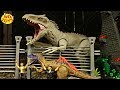 DINOSAUR ZOO MARS EP2! INDORAPTOR ESCAPE Jurassic World Dino Rivals Dual Attack Concavenator Unbox