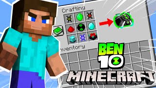 CRAFTING BEN 10 OMNITRIX IN MINECRAFT