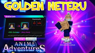 NEW MYTHICAL UNIT NETERU SHOWCASE IN ANIME ADVENTURES ROBLOX 