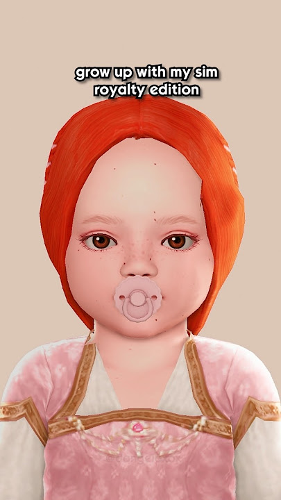grow up with my sim ROYALTY edition 👑| the sims 4 #sims #thesims4 #sims4 #shorts