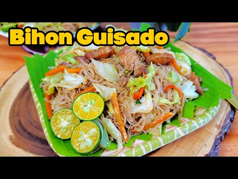 BIHON GUISADO | Simplehan lang natin ang luto sa pancit bihon pero masarap pa rin!