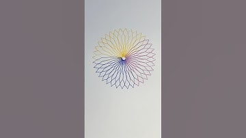 Turning a $1 Spirograph into a Viral Masterpiece #asmr #calm #usa #shorts #satisfying #viral #art