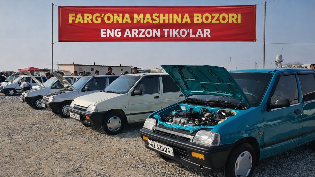 2-mart, 2026  FARGʻONA MASHINA BOZORDA TIKOʻ NARXLAR  SHOSHILIB QOLING 1000$ TANLAB OLING