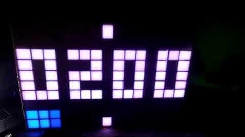LED Matrix clock