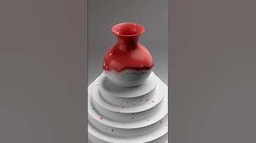 Drop In The Bucket — #3dloop #loop #c4d #cinema4d #digitalart #surreal #satisfying #render #art #3d